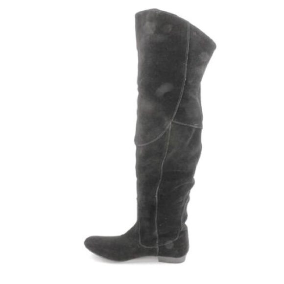 Suede Over the Knee Boots - Picture 1 of 5